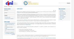 Desktop Screenshot of eucip.consorzio-cini.it